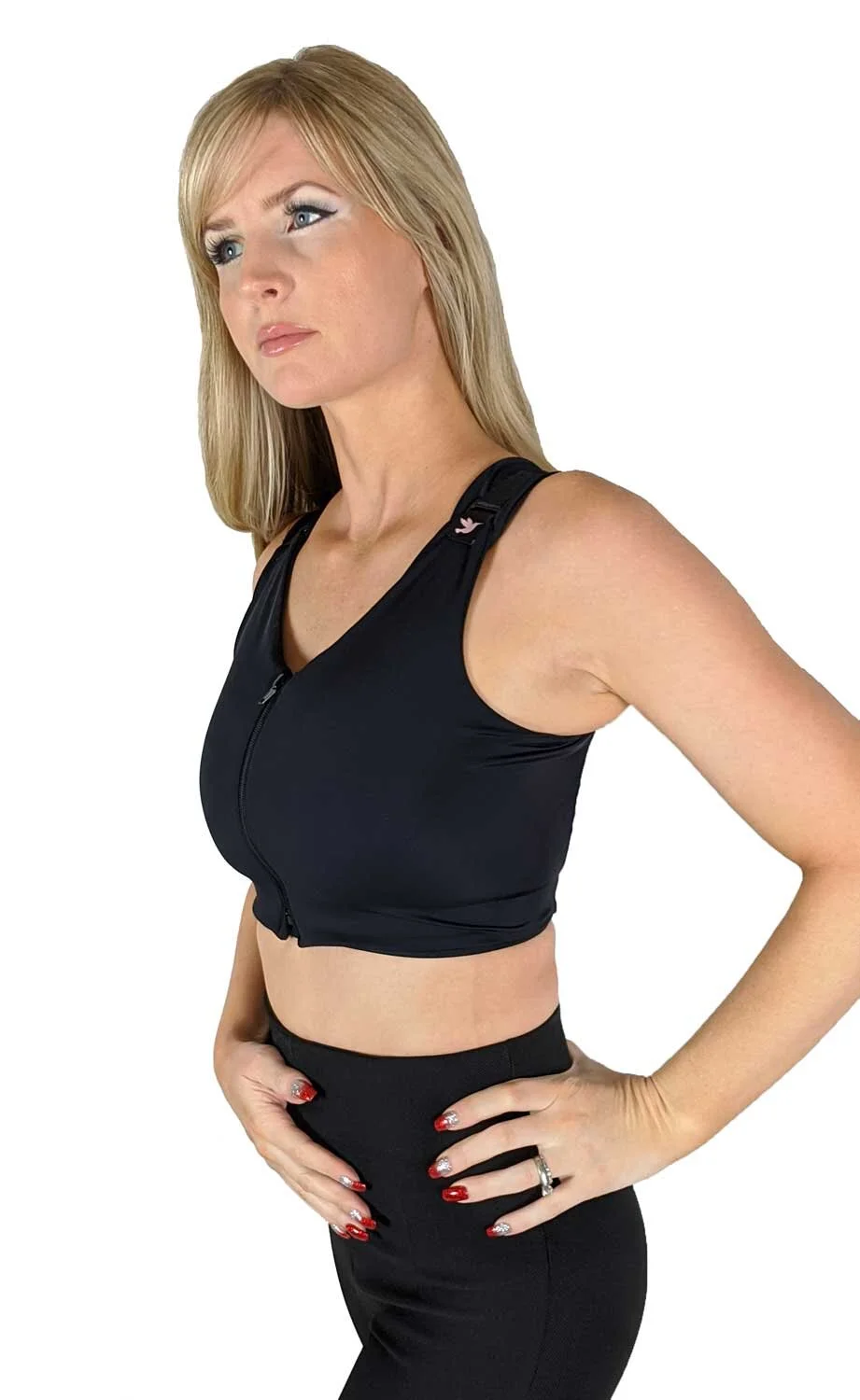 Comfortable Post-Surgery Bra for Women - Front Closure Sports Bra for  Breast Augmentation, Mastectomy, and Post-Op Recovery