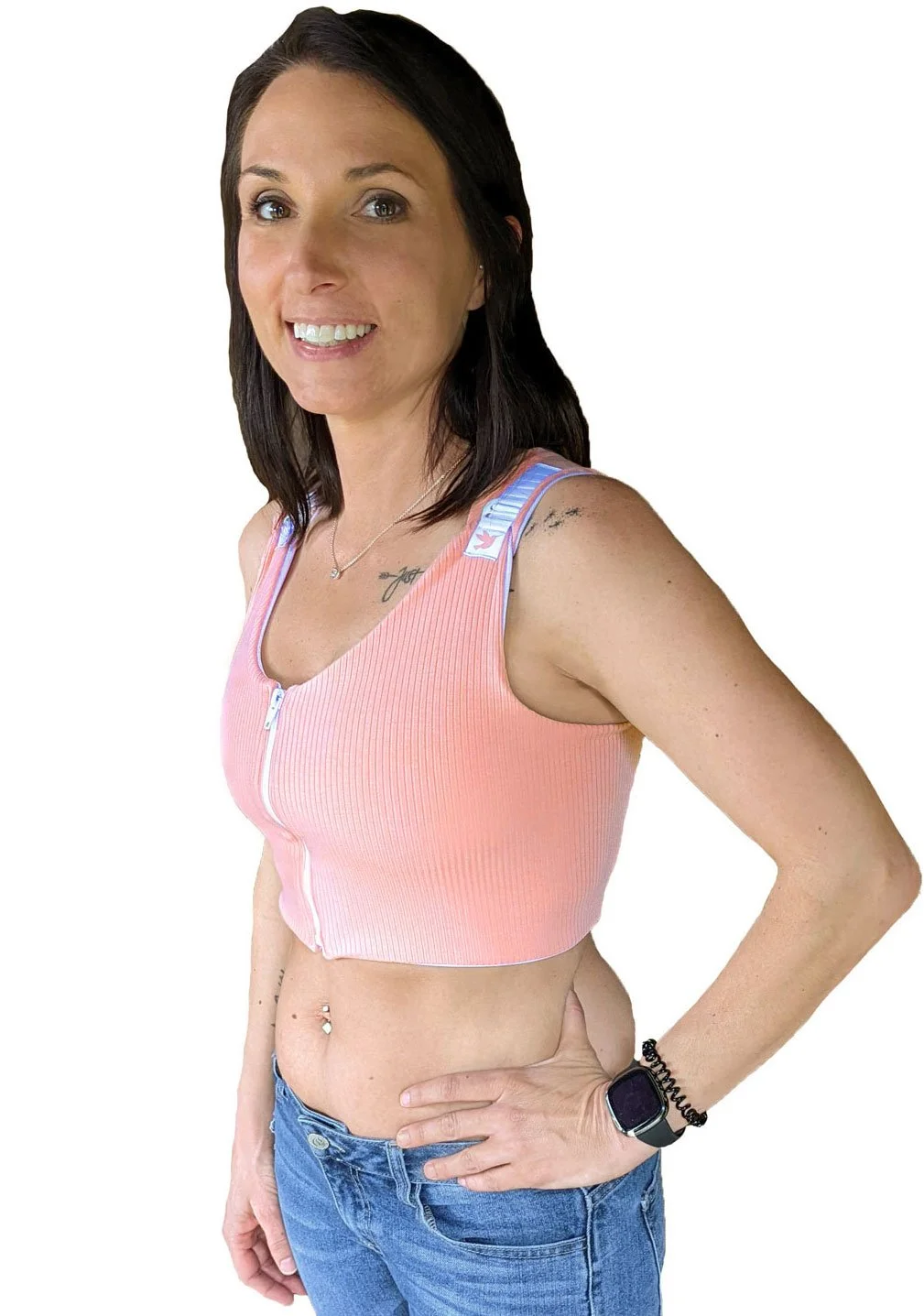 Candy Splash Butterfly Post Surgical Compression Bra